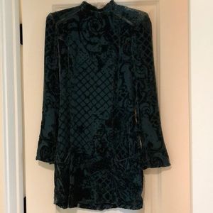 Balmain by H&M turquoise dress